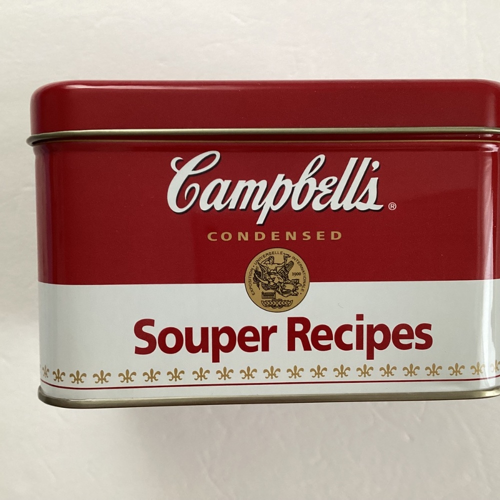 Vintage Campbell’s’s Souper Recipe Tin Box Cards Labels - Picture 7 of 11